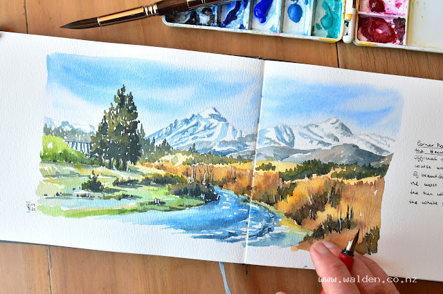 Close to home. My favourite bend in the Hawea River.