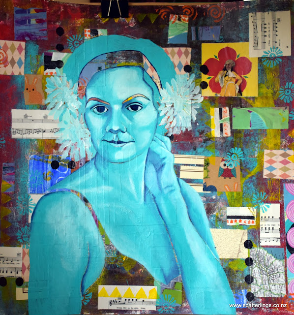 Face and body underpainting complete. I think I have a likeness! :-)