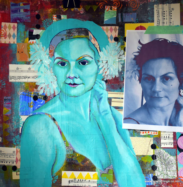 Adding a bit of green to the shadow areas.