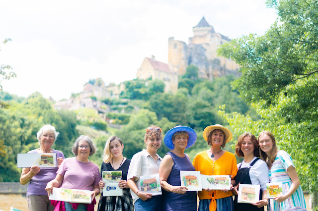 painting holiday at perigord retreat