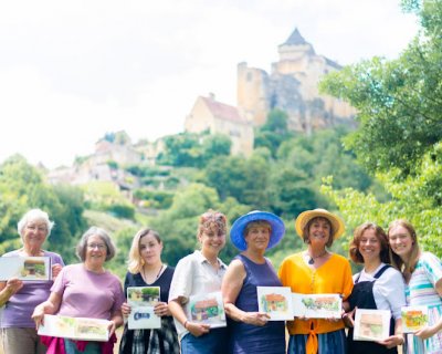 painting holiday at perigord retreat