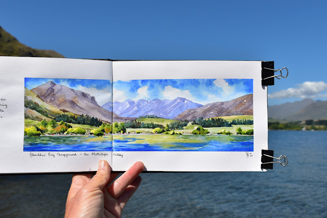 Glendhu Bay Campground and the Motutapu Valley