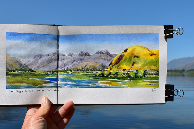 Lake Hayes looking towards Cecil Peak