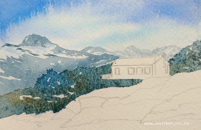 Step 3 - closer ridge