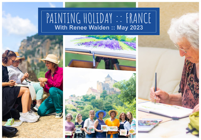 painting holiday in france - may 2023