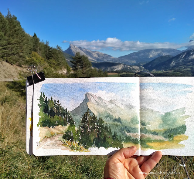 Taking the high roads. Devoluy Mountains, France