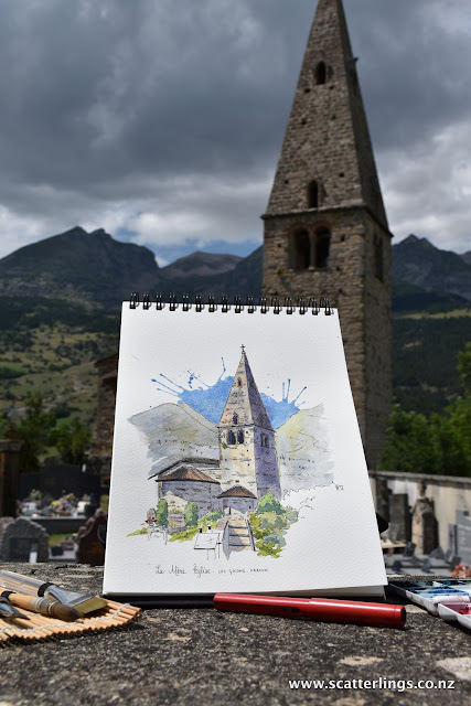 The super, super old 'La Mere Eglise', Devoluy, France.