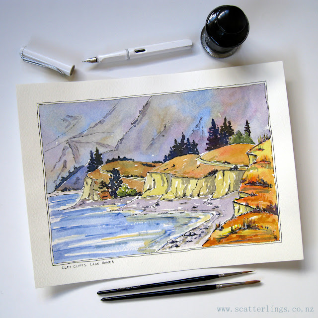 Clay Cliffs, Lake Hawea