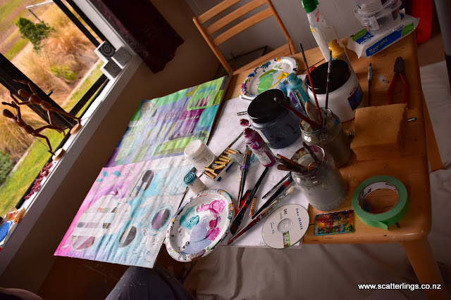 Collaboration pieces for warm up.