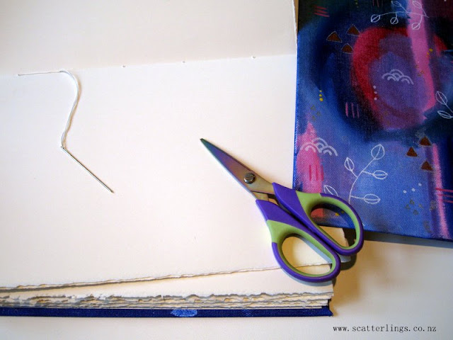 Sketchbook with Fabriano hot pressed watercolour paper