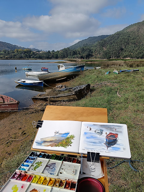 advice on painting boats on location