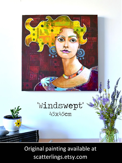 windswept : portrait of a woman