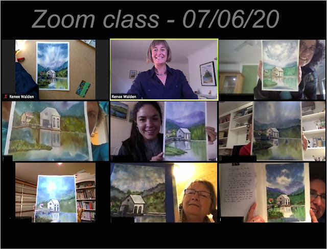 online painting class via zoom