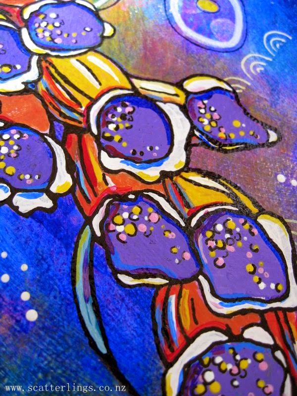 Foxgloves painting by Renee Walden