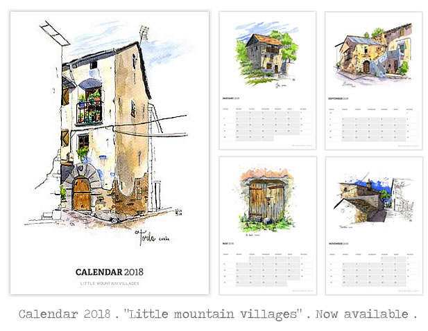little mountain villages - calendar 2018