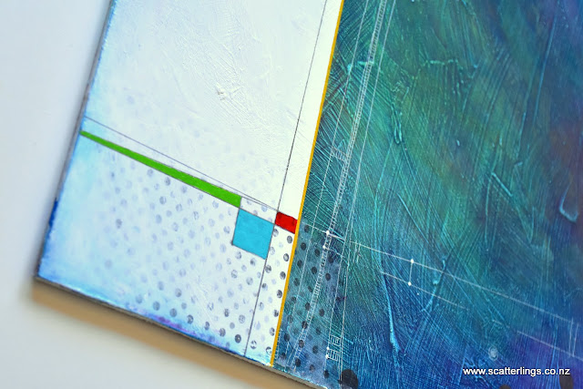 Detail of "Reflections" - abstract landscape