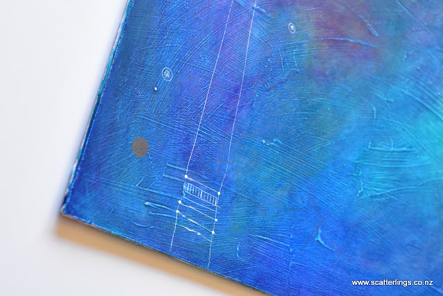 Detail of "Reflections" - abstract landscape