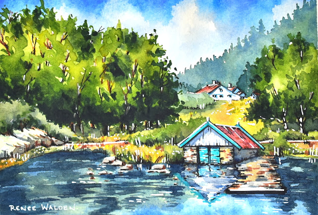 Boathouse, Lysefjord, Norway