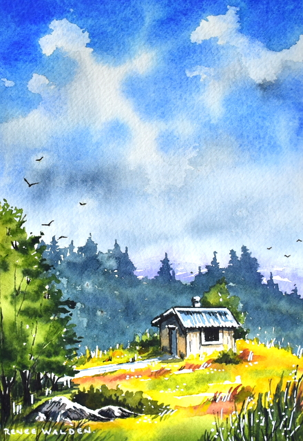 Happy in the sunshine