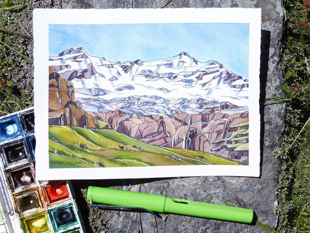 Mount Earnslaw, Mount Aspiring National Park.