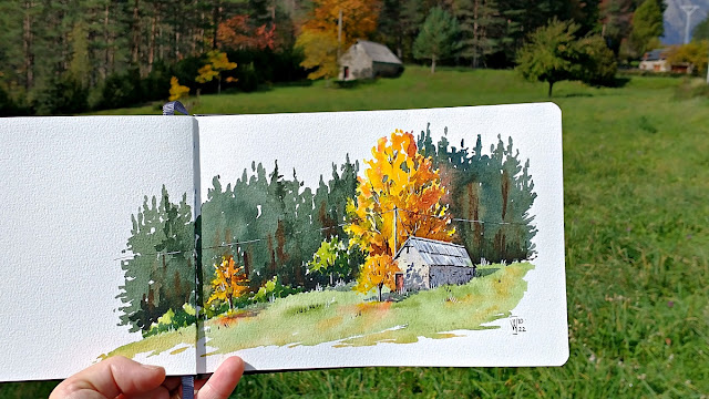 autumn in the spanish pyrenees