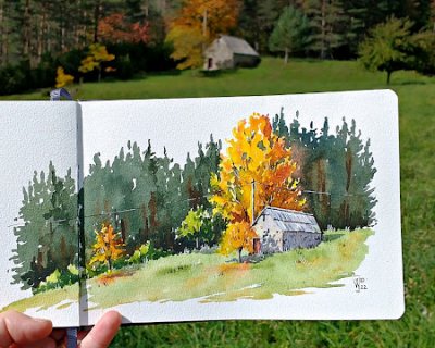 autumn in the spanish pyrenees