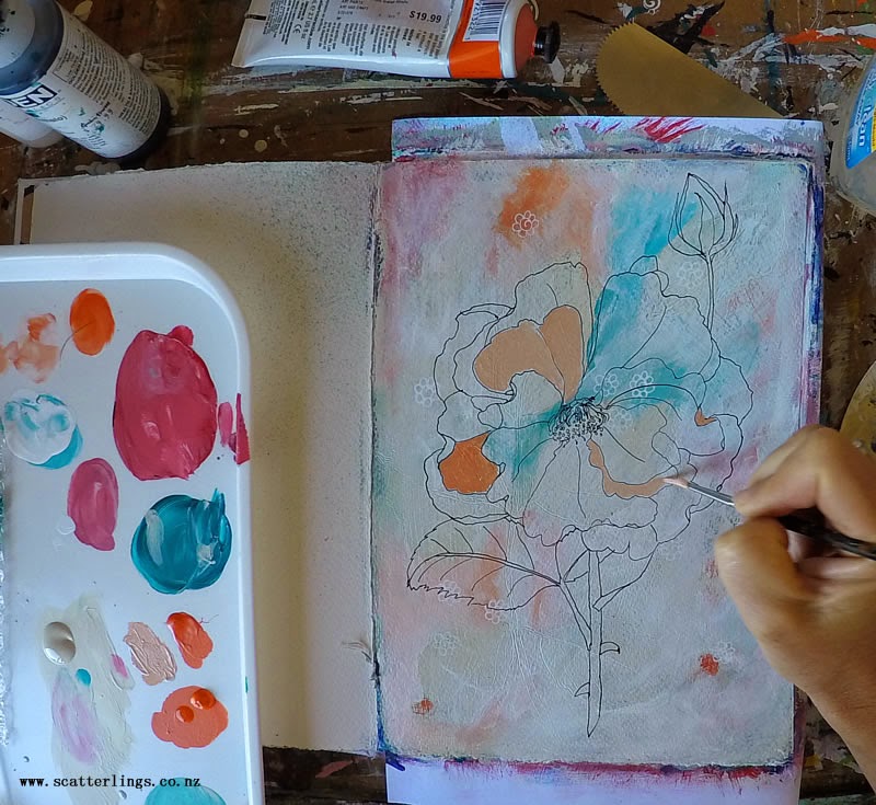 Adding colour to the rose