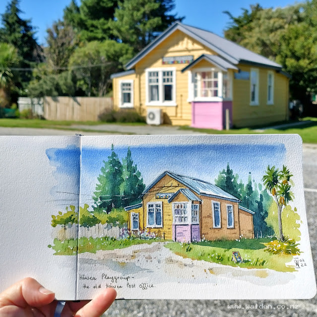 Hawea Playgroup - the old Hawea Flat Post Office