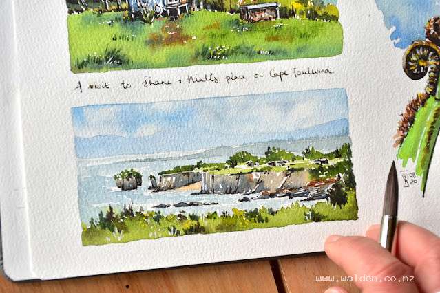 Cape Foulwind - beaches, seacliffs and lots of islands.