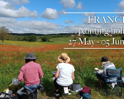painting holiday in France, 2026
