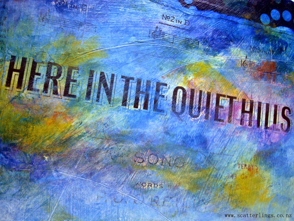 "Here in the quiet hills" - detail