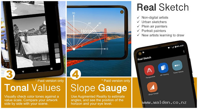 Real Sketch - Android app for artists