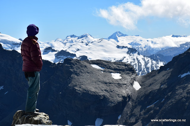 At Pluto Col looking towards Mount Apsiring