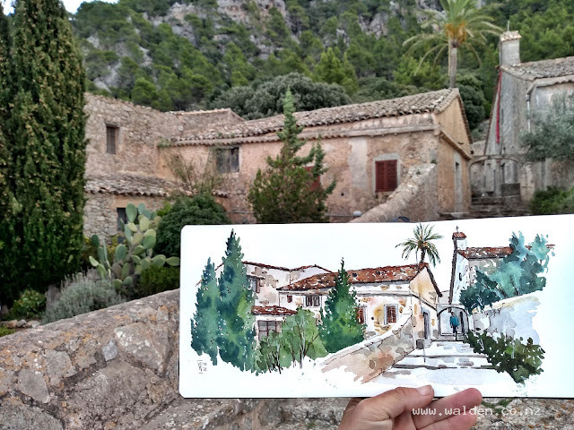 Inside the Ermita de la Trinitat, Mallorca