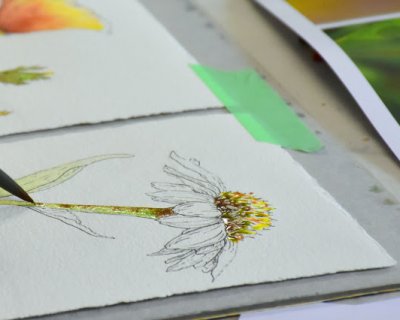 flower painting workshop