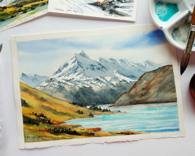 we painted aoraki / mt cook