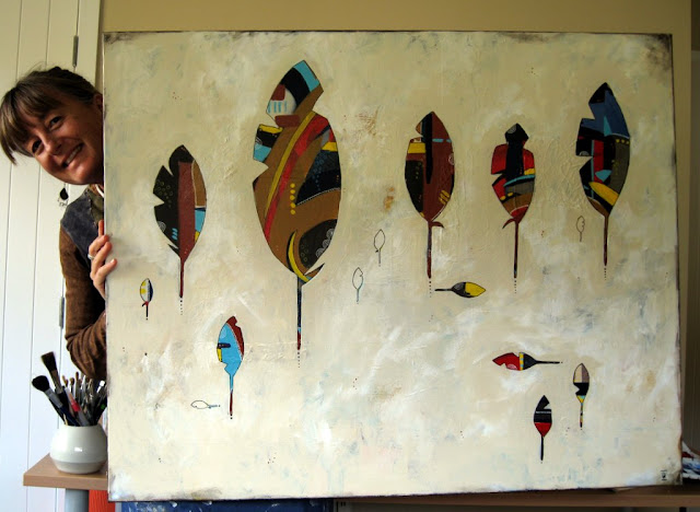 Happy me with "Feathers 4"