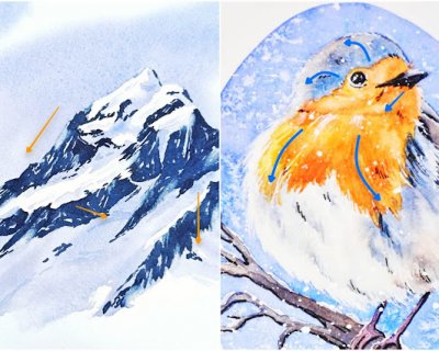 why the direction of your brush strokes matters