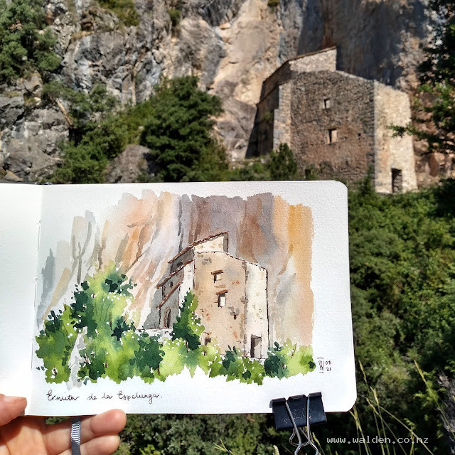 Ermita de la Espelunga, Pena Montenesa, Pyrenees