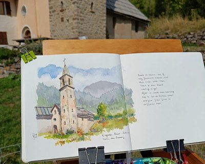 sketches from a month's holiday in france