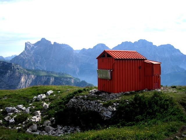 Bivouaco Bedin, Prima Pala, San Lucano, Agordino, Dolomites, Italy