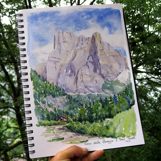 Cima della Busazza & Torre Trieste, Dolomites, Italy
