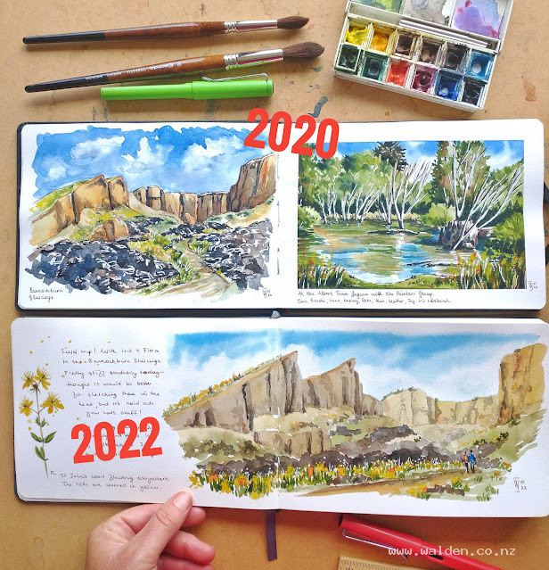 Bannockburn Sluicings - 2020 and 2022