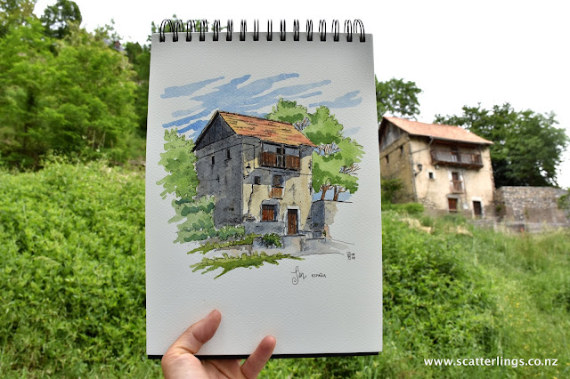 Historic house, Sin, Spanish Pyrenees.
