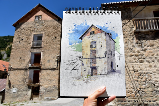 Historic building, Sin, Spain.