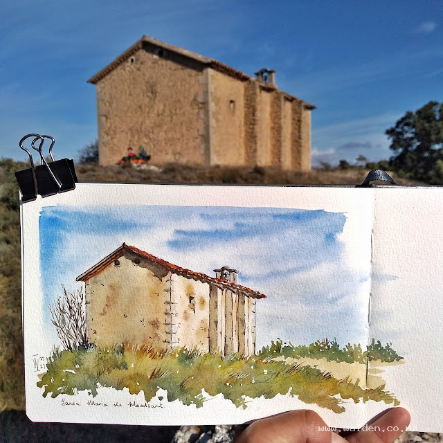 High on the top of the Montsant range, Catalunya