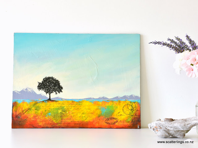 shop update - 3 new abstract landscapes