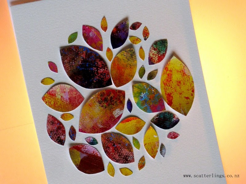 The making of Autumn Leaf Mandala