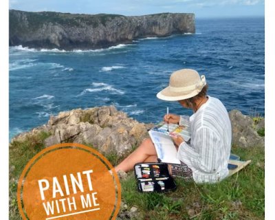 upcoming online seascape painting class