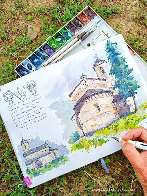 Travel sketching - a passion of mine